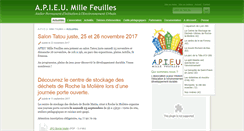 Desktop Screenshot of apieumillefeuilles.org